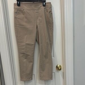 Kim Rogers 8 Petite Short Tan Jeans